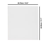 KURTZY 5 pcs Canvas Board - Blank Canvas Set - Artist Canvas Frame - Canvas Panel - Acrylic Painting Board with Pre Stretched Canvas for Artwork, Water Painting board   - 17.7" x 19.6" (44.95 x 49.78cm)