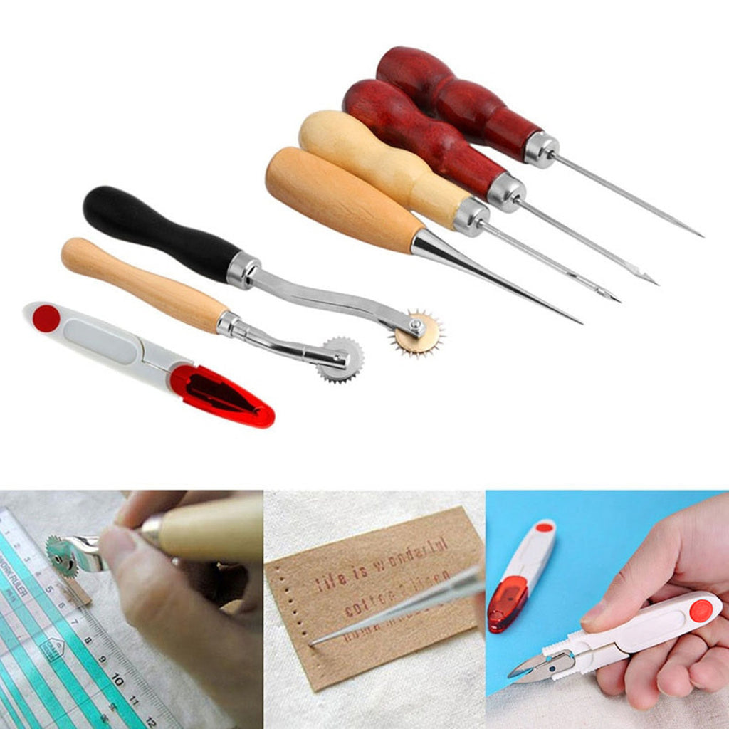 Leather Craft Awl Tool Kit For Stitching, Punching, Sewing, Repairs —  Leather Unlimited