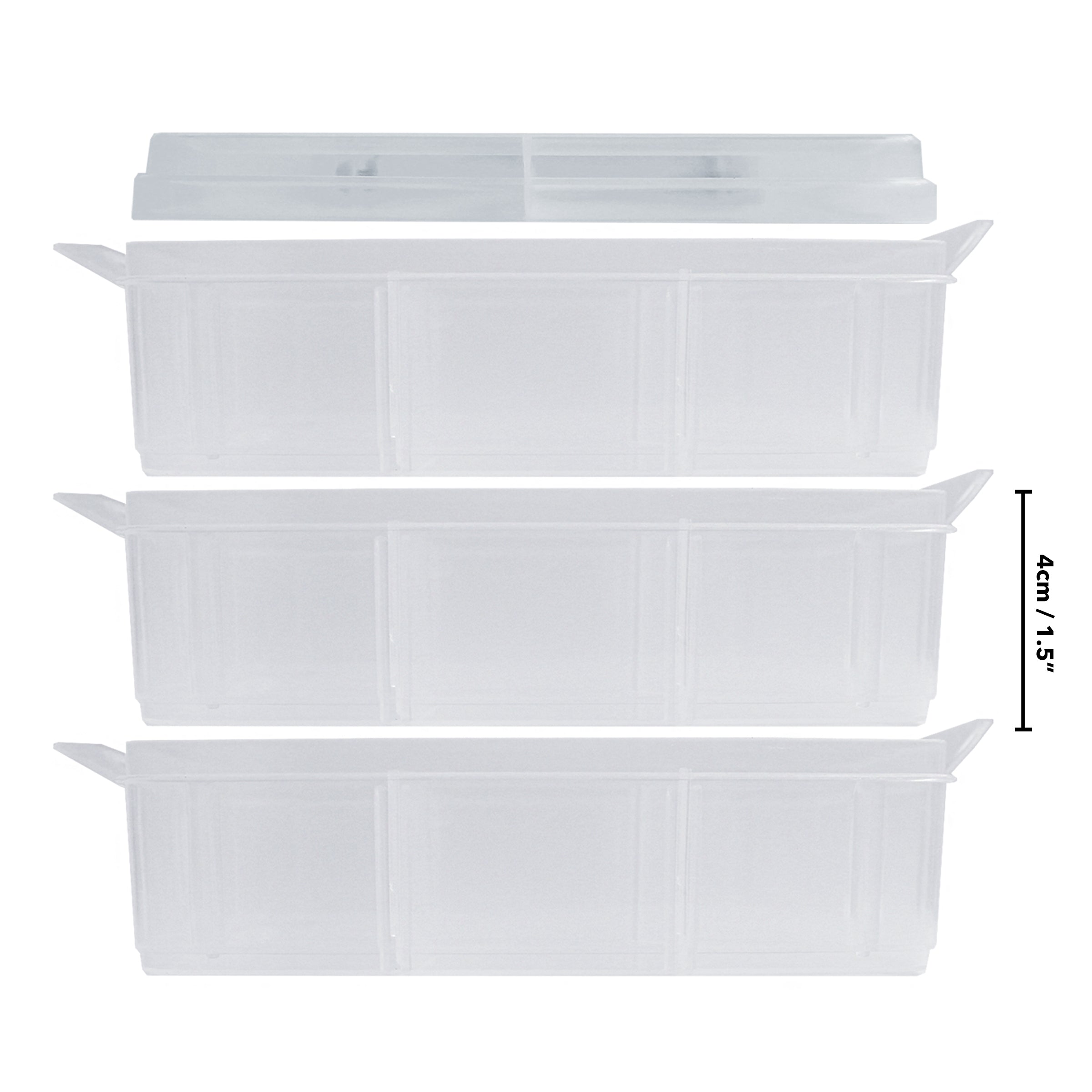 Plastic storage box large size:30x20x6.3cm