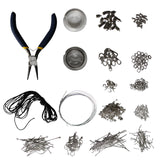 Silver Plated Jewellery Making Supplies Kit