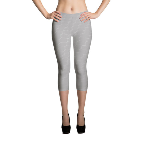 Grey Capri Leggings